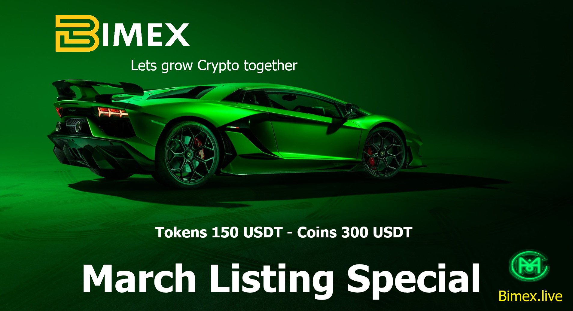 List your token for 150.00 USDT only